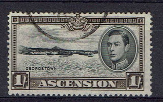 Image of Ascension SG 44var FU British Commonwealth Stamp